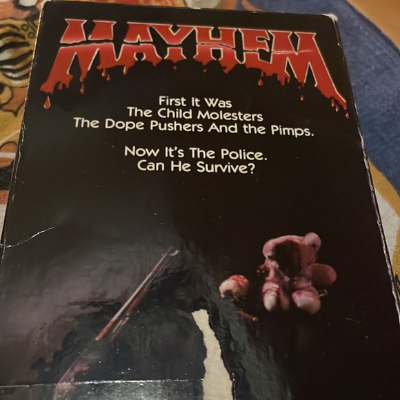 ULTRA RARE horror vhs MAYHEM - Picture 2 of 7